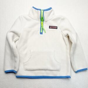 Vineyard Vines Harbor Fleece Shep Shirt glow in the dark zipper 4t